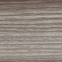 Плинтус пластиковый Ideal 207 Дуб кофейный 55 мм Серый.