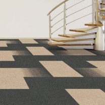 Ковровая плитка Sintelon Sky (Синтелон Скай) 87382 Бежевый.