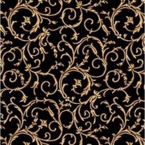 Ковролин Valencia (Валенсия) P002 Black Чёрный.