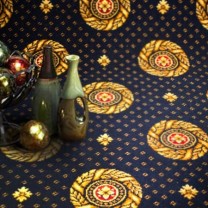 Ковролин Лидер Круг Синий .