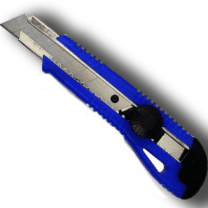 Нож канцелярский Синий.