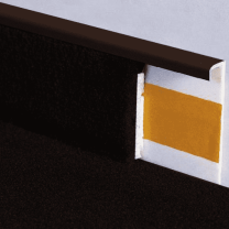 Плинтус для ковролина Korner Темно-коричневый 105 Польша .