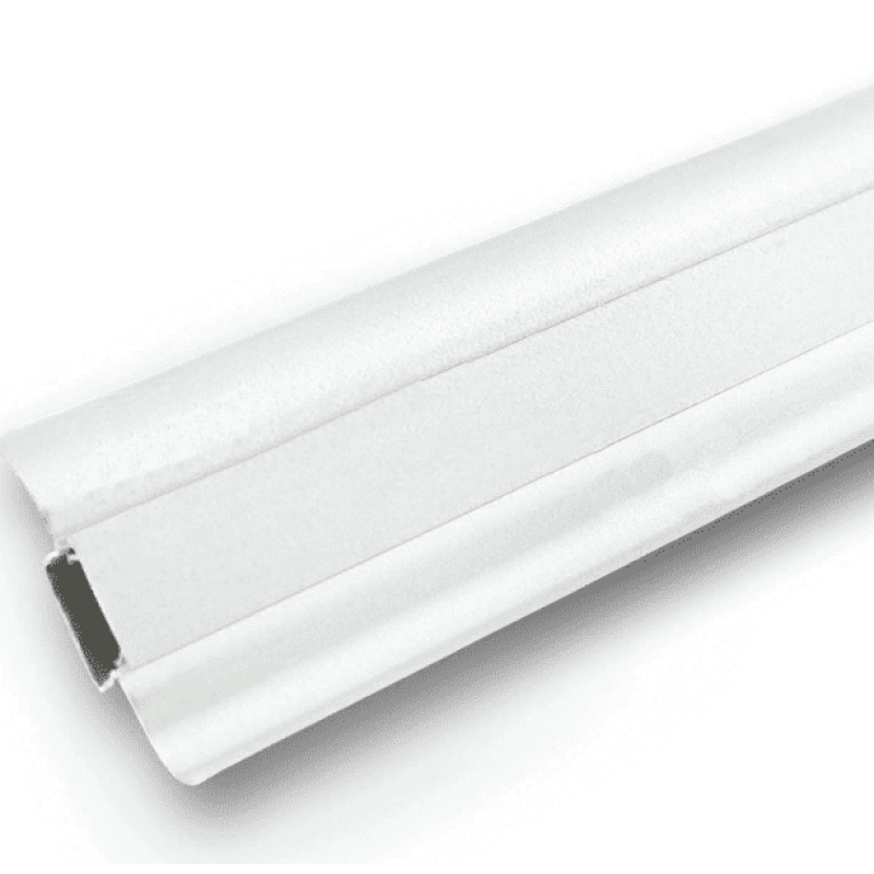 Плинтус пластиковый Ideal 001 Белый 55 мм Белый.