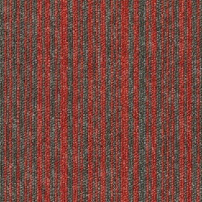 Ковровая плитка Essence Stripe (Эссенс Страйп) 4411 Красный.